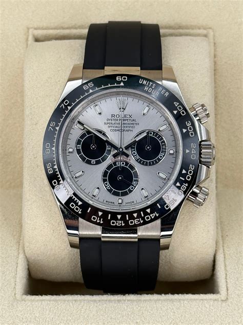 Rolex 2022 Daytona 40mm 116519LN White Gold Silver Ghost.